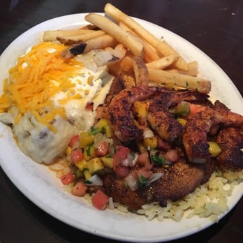 Cheddar's Scratch Kitchen - Tilapia with mango salsa, loaded mashed potatoes - Comfort Food Near Me - Lincoln, Nebraska Cheddar's Scratch Kitchen - Tilapia with mango salsa, loaded mashed potatoes - Comfort Food Near Me - Lincoln, Nebraska