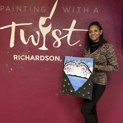 Painting with a Twist - My finished artwork