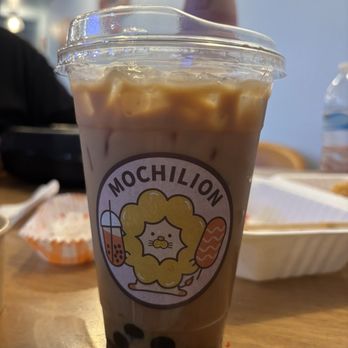 Mochi Lion - Black Milk Tea - Donuts Near Me - Riverside, California Mochi Lion - Black Milk Tea - Donuts Near Me - Riverside, California