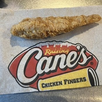 Raising Cane's Chicken Fingers - VERY small chicken fingers. - Fast Food Near Me - Maplewood, Minnesota Raising Cane's Chicken Fingers - VERY small chicken fingers. - Fast Food Near Me - Maplewood, Minnesota
