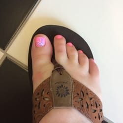Kim Nails & Spa - After a pedicure :)