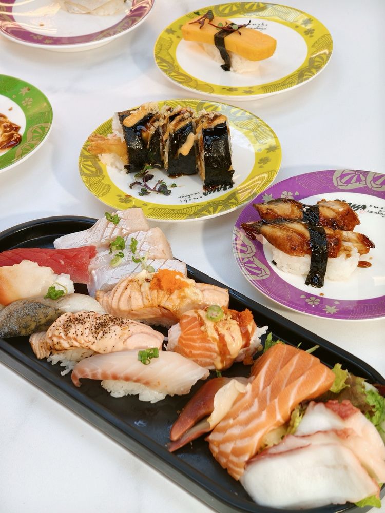 Food from Hana Sushi and Izakaya