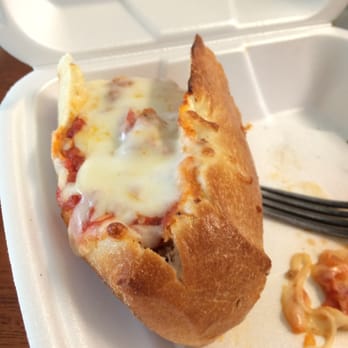 Paradise Pizza and Grill - Meat ball grinder could used garlic parsley an a few mushrooms, but was good . Ty - American Near Me - Southington, Connecticut