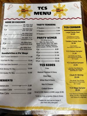 Menu photo 1 The Chicken Spot Virginia Beach, VA Menu photo 1 The Chicken Spot Virginia Beach, VA