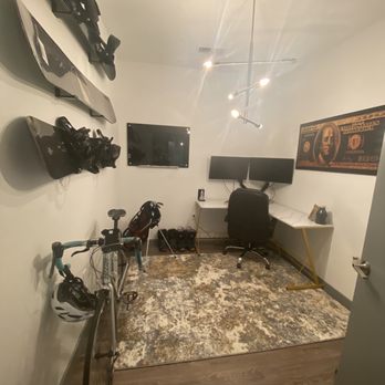 Handyman Home Upgrades - Gallery style snowboard display & black glass dry erase board install. - Handyman Near Me Handyman Home Upgrades - Gallery style snowboard display & black glass dry erase board install. - Handyman Near Me