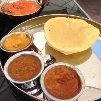 Namaste India Restaurant  - Small thali with roti and butter chicken - Indian Near Me - Bonn, NW