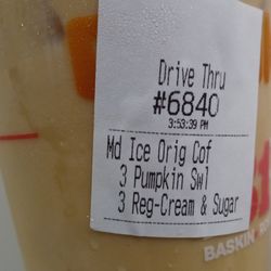 McDonald's - MEDIUM ICE COFFEE AT DUNKIN