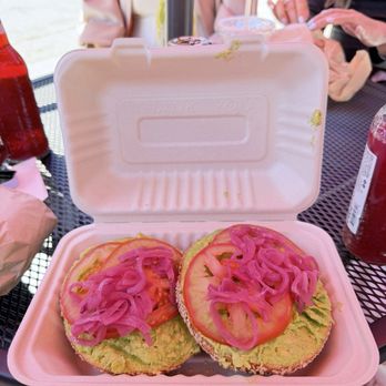 Bageletto - avocado smash (Open-Face) on sesame bagel - Bagels Near Me - San Francisco, California