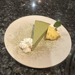 Matcha cheesecake