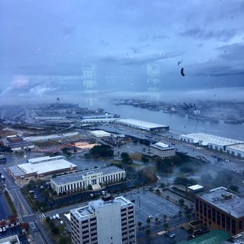 Dauphin's - A stormy view. - Seafood Near Me - Mobile, Alabama