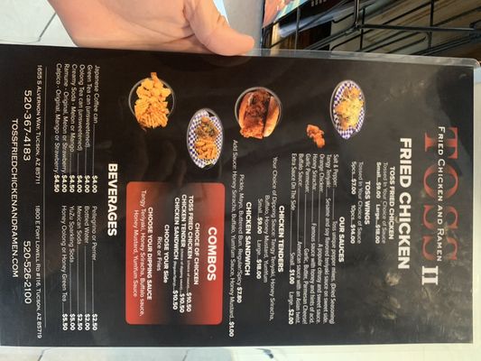 Menu photo 6 Toss Fried chicken And Ramen Tucson, AZ Menu photo 6 Toss Fried chicken And Ramen Tucson, AZ