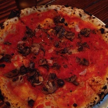 Roberta's - Tomato garlic & mushroom pie... All mine! - Pizza Near Me - Brooklyn, New York Roberta's - Tomato garlic & mushroom pie... All mine! - Pizza Near Me - Brooklyn, New York
