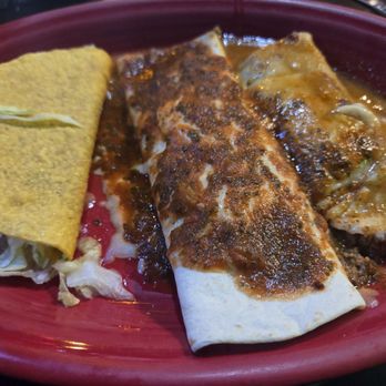 Salsa's Mexican Restaurant - 11. One Beef Burrito, 1 Taco and 1 Enchilada Combo - Mexican Near Me - Clinton, Mississippi Salsa's Mexican Restaurant - 11. One Beef Burrito, 1 Taco and 1 Enchilada Combo - Mexican Near Me - Clinton, Mississippi