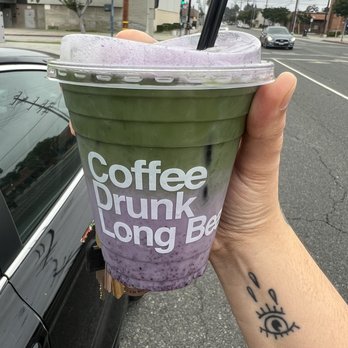 CoffeeDrunk - Blueberry brown sugar matcha latte - Coffee & Tea Near Me - Long Beach, California CoffeeDrunk - Blueberry brown sugar matcha latte - Coffee & Tea Near Me - Long Beach, California