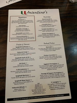 Aventino's Italian Restaurant by null
