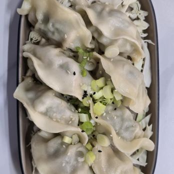 Hungry Dumpling House - Pan Seared Pork Chive Dumplings - Chinese Near Me - Portland, Oregon Hungry Dumpling House - Pan Seared Pork Chive Dumplings - Chinese Near Me - Portland, Oregon