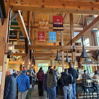 Von Trapp Brewing Bierhall Restaurant - Inside - Austrian Near Me - Stowe, Vermont Von Trapp Brewing Bierhall Restaurant - Inside - Austrian Near Me - Stowe, Vermont