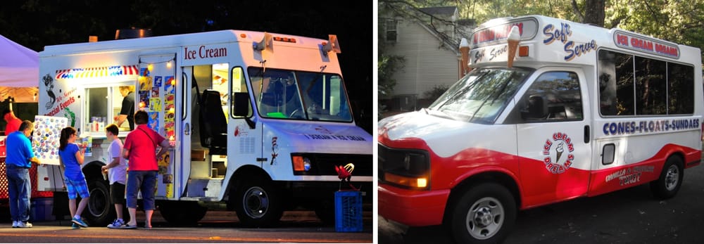 Sticks and Cones Ice Cream Trucks Logo