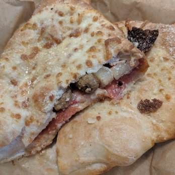 Two Guys Pizza Pies - Meat and cheese calzone. - Pizza Near Me - Livonia, Michigan Two Guys Pizza Pies - Meat and cheese calzone. - Pizza Near Me - Livonia, Michigan