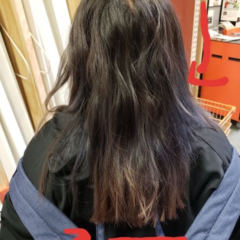 HairCraft Studios - My hair was not blended & there is no purple in my hair. It was supposed to be a purple ombre as we discussed in the consultation. - Hair Salons Near Me - Cary, North Carolina HairCraft Studios - My hair was not blended & there is no purple in my hair. It was supposed to be a purple ombre as we discussed in the consultation. - Hair Salons Near Me - Cary, North Carolina