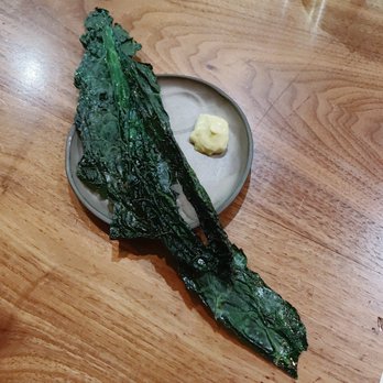 Le Comptoir - Kale chips with aoli sauce - New American Near Me - Los Angeles, California Le Comptoir - Kale chips with aoli sauce - New American Near Me - Los Angeles, California