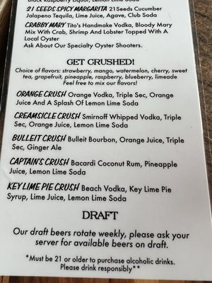 Menu photo 1 The Back Deck Virginia Beach, VA Menu photo 1 The Back Deck Virginia Beach, VA