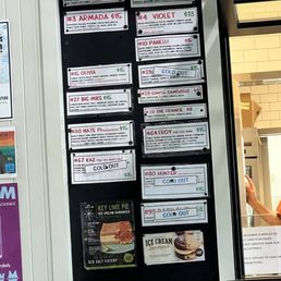 Sandwich menu Sandwich menu