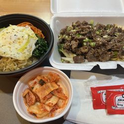 Fc Hibachi Express - Bibimbap with Kimchi and beef bulgogi