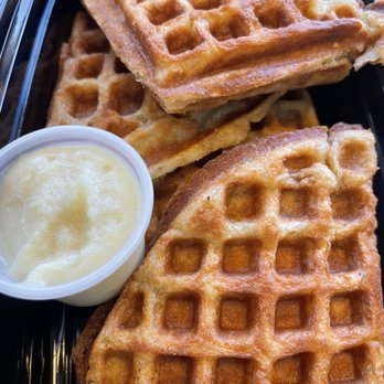 Native Noodles - Fluffy Waffle with Coconut Jam - Singaporean Near Me - New York, New York Native Noodles - Fluffy Waffle with Coconut Jam - Singaporean Near Me - New York, New York