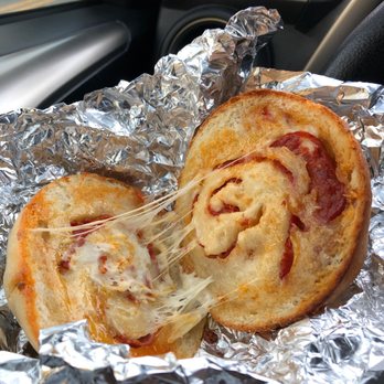 Jerry's Pizzeria - But why did they cut the pepperoni roll it in half like it's a sandwich roll - Pizza Near Me - Bronx, New York