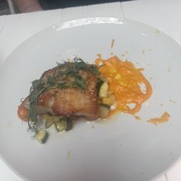 Seared corvina Seared corvina