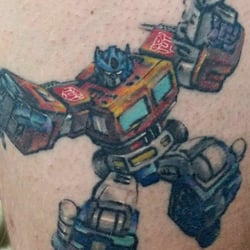 Pacifink Tattoo Studio - Transformers piece by Pappy