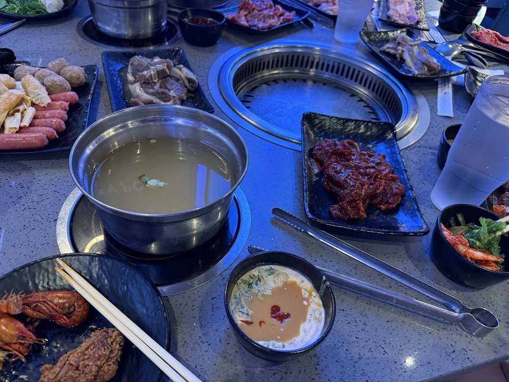 Food from Hungry Pot Korean BBQ & Hot Pot