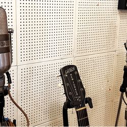 Lineup of the mikes used in the studio