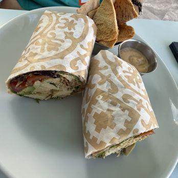 Pura Vida Miami - Chicken wrap - Breakfast & Brunch Near Me - Miami, Florida Pura Vida Miami - Chicken wrap - Breakfast & Brunch Near Me - Miami, Florida