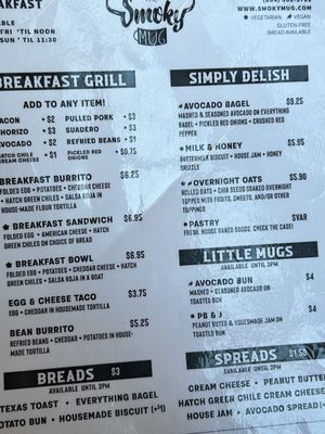 Menu photo 2 The Smoky Mug Richmond, VA Menu photo 2 The Smoky Mug Richmond, VA