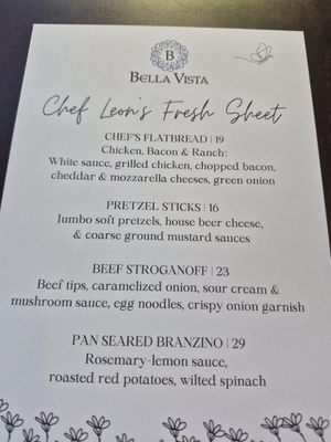 Menu photo 1 Bella Vista Sun City West, AZ
