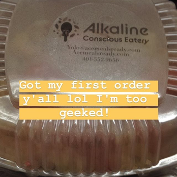 Alkaline Conscious Eatery - Spelt Strawberry Cobbler. I was told it usually comes in the Mason Jars, they aren't doing that right now but I'm fine with that! - Food Delivery Services Near Me