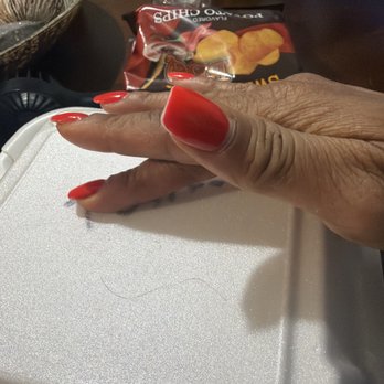 Westland Fish and Chicken - Hair that was cooked into my chicken - Seafood Near Me - Westland, Michigan Westland Fish and Chicken - Hair that was cooked into my chicken - Seafood Near Me - Westland, Michigan