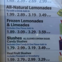 It says one flavor add on is included in a lemonade or limeade. It says one flavor add on is included in a lemonade or limeade.