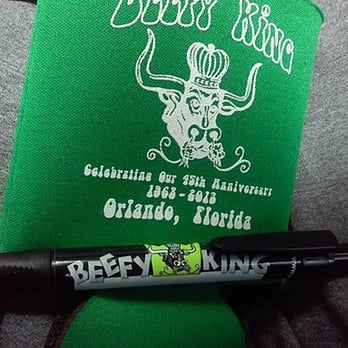 Beefy King - My random Beefy King swag the wonderful cashier snuck in my bag that I didn't realize until last minute. amazzzzzinnnngggg - Fast Food Near Me - Orlando, Florida Beefy King - My random Beefy King swag the wonderful cashier snuck in my bag that I didn't realize until last minute. amazzzzzinnnngggg - Fast Food Near Me - Orlando, Florida