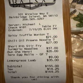 Ba Sa - Vietnamese Near Me - Bainbridge Island, Washington