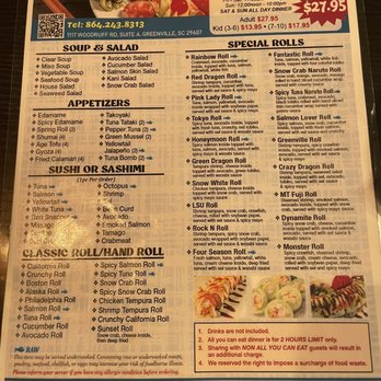 Sushi Kingdom - Menu - Sushi Bars Near Me - Greenville, South Carolina Sushi Kingdom - Menu - Sushi Bars Near Me - Greenville, South Carolina