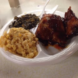 Ricky & Roy's Catering - Bbq ribs, mac and cheese, collards & sweet tea.