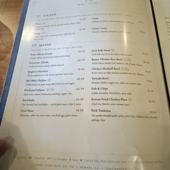 Toast & Tonique - Menu - Breakfast & Brunch Near Me - Newark, California Toast & Tonique - Menu - Breakfast & Brunch Near Me - Newark, California