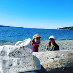 Our Moriches Bay tote having a fun day at the Puget Sound. We love to get pictures of our customers!