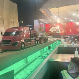 The truck that brings our sushi rolls!!! The truck that brings our sushi rolls!!!