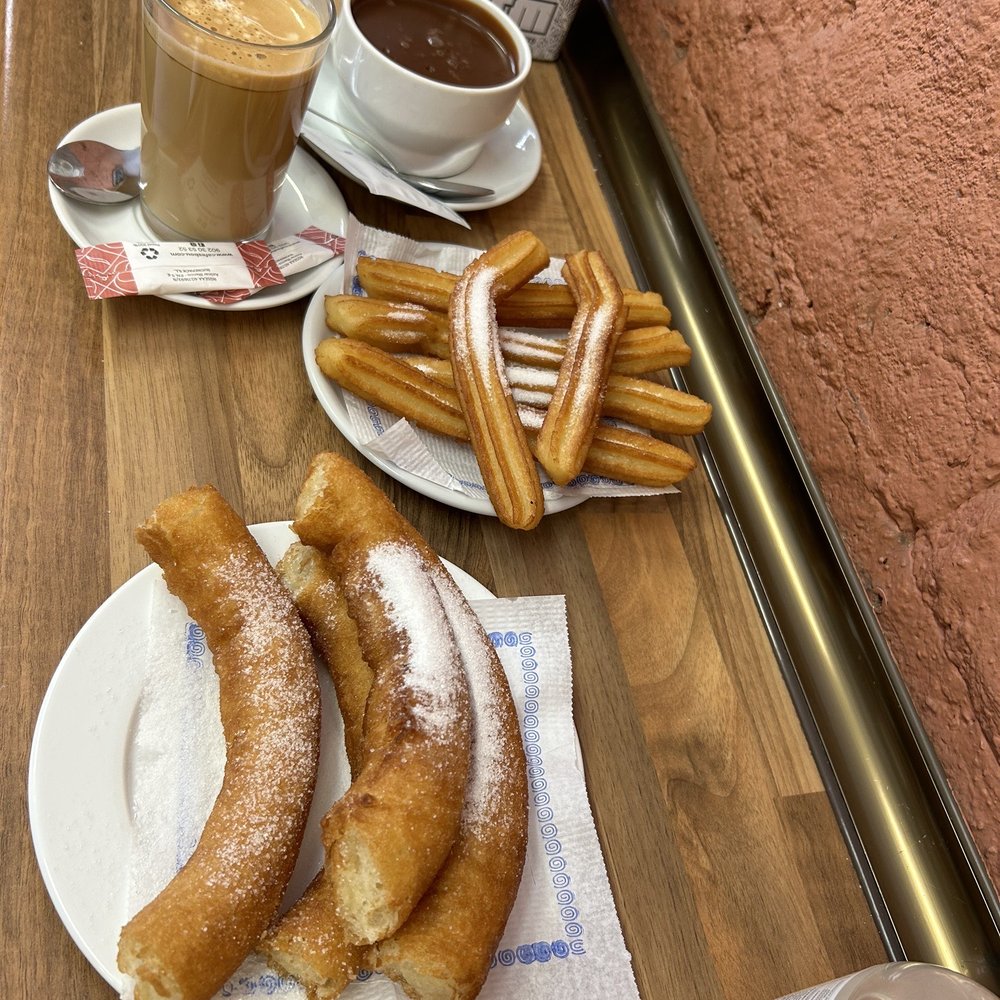 Xurrería Laietana - Churros, porros, chocolate, and café con leche. Yummmm - Churros Near Me - Barcelona, B Xurrería Laietana - Churros, porros, chocolate, and café con leche. Yummmm - Churros Near Me - Barcelona, B