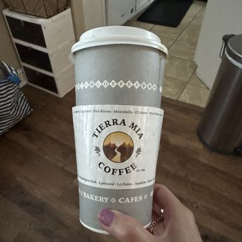 Tierra Mia Coffee - Matcha with strawberry - Coffee & Tea Near Me - Long Beach, California