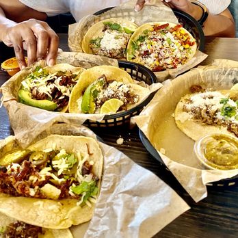 Torchy's Tacos - The Hogfather, The Democrat, the Green Chilli Pork, and the Crossroads - Tex-Mex Near Me - Arlington, Texas Torchy's Tacos - The Hogfather, The Democrat, the Green Chilli Pork, and the Crossroads - Tex-Mex Near Me - Arlington, Texas